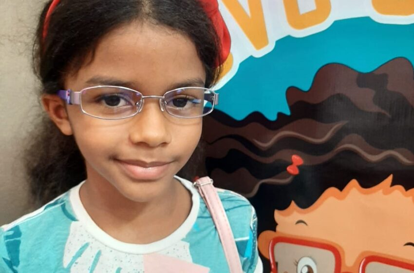  Doação de Óculos de Grau para as crianças atendidas no Projeto Novo Olhar